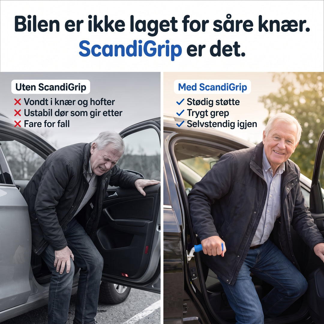 ScandiGrip™ – Kom deg trygt inn og ut av bilen