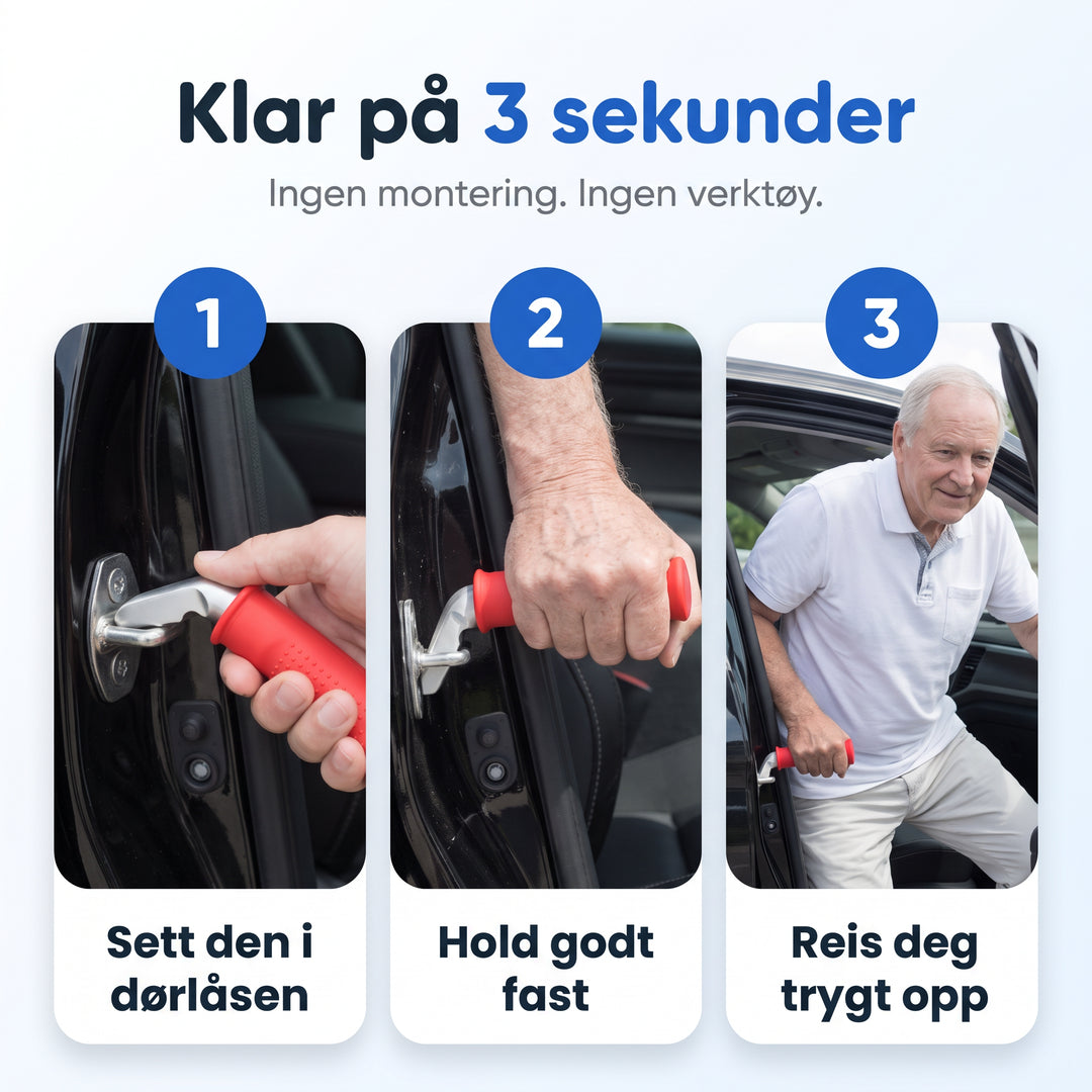ScandiGrip™ – Kom deg trygt inn og ut av bilen
