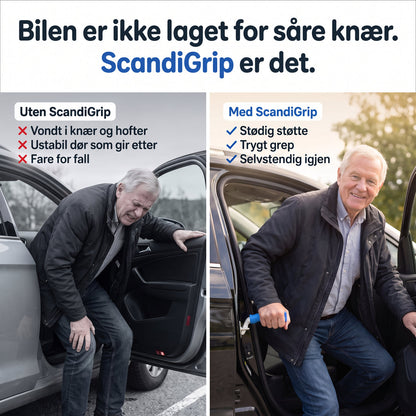 ScandiGrip™ – Kom deg trygt inn og ut av bilen